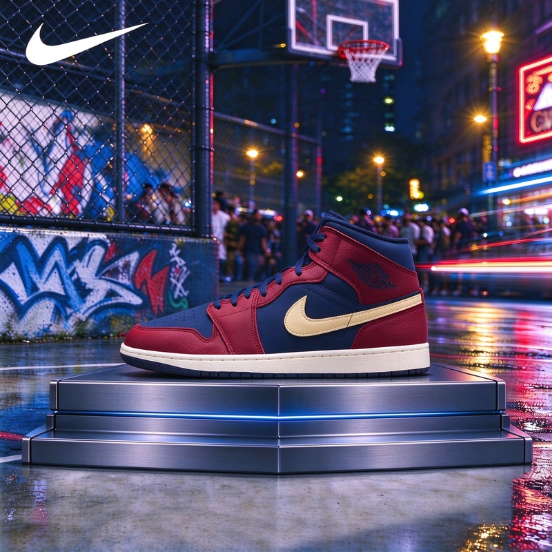 エアジョーダン1 ミッドスニーカー メンズ レディース レッ - Women'S Shoes Nike Jordan のレビューと価格
